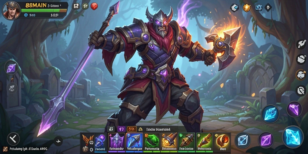 Tampilan gameplay ARPG yang penuh aksi dan petualangan di 88MAIN.
