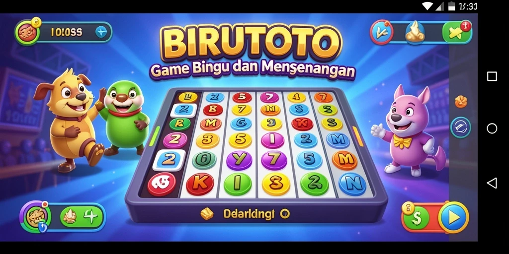 Tampilan gameplay BIRUTOTO yang seru dan interaktif.