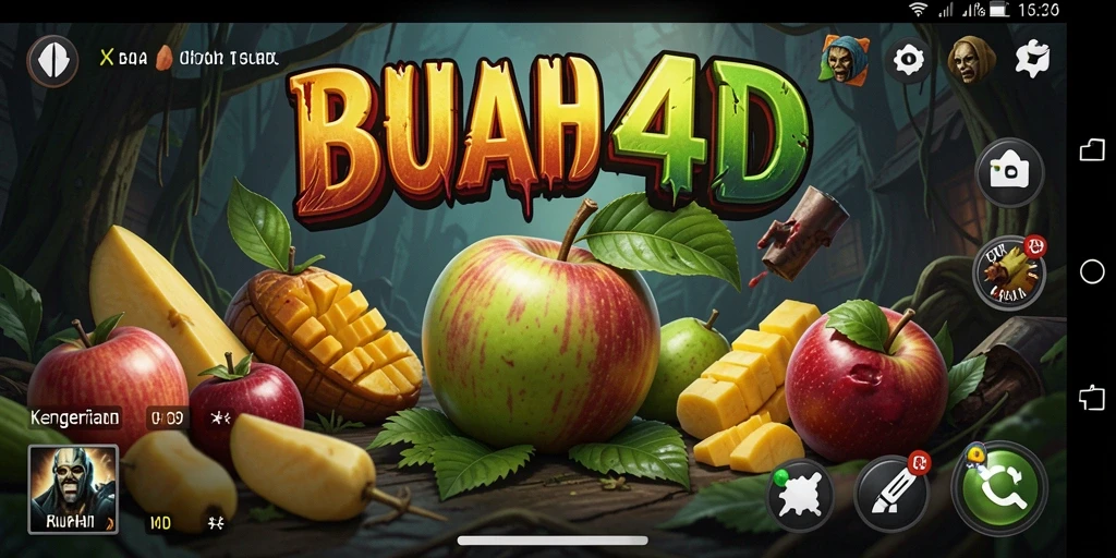 Screenshot BUAH4D menunjukkan momen menegangkan dalam gameplay Horror.