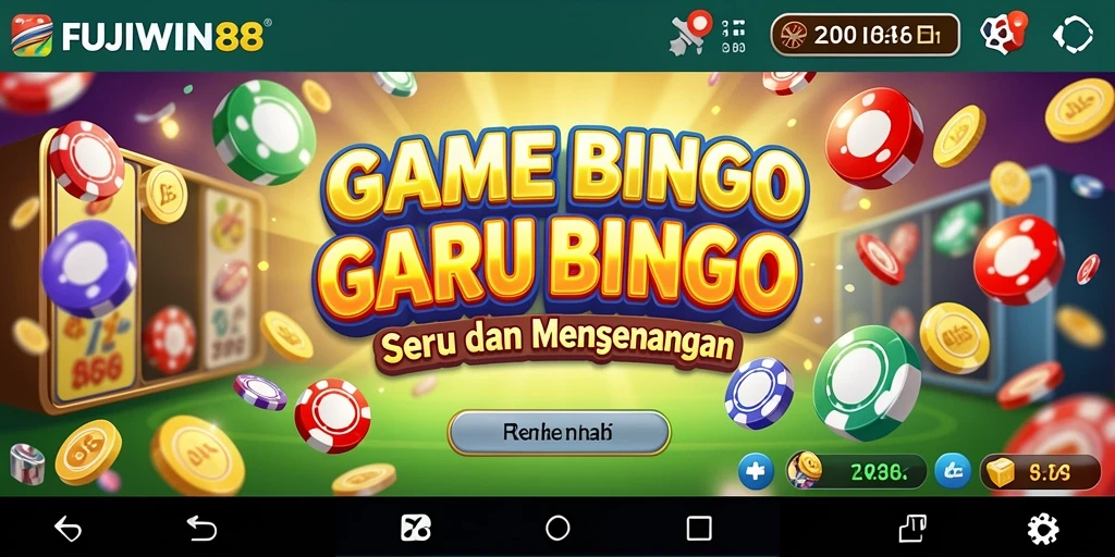Tampilan menarik dari gameplay Bingo FUJIWIN88.