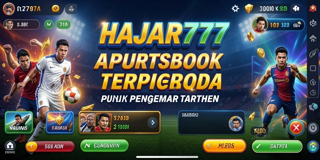 Tampilan menarik dari aplikasi Sportsbook HAJAR777 saat taruhan berlangsung.