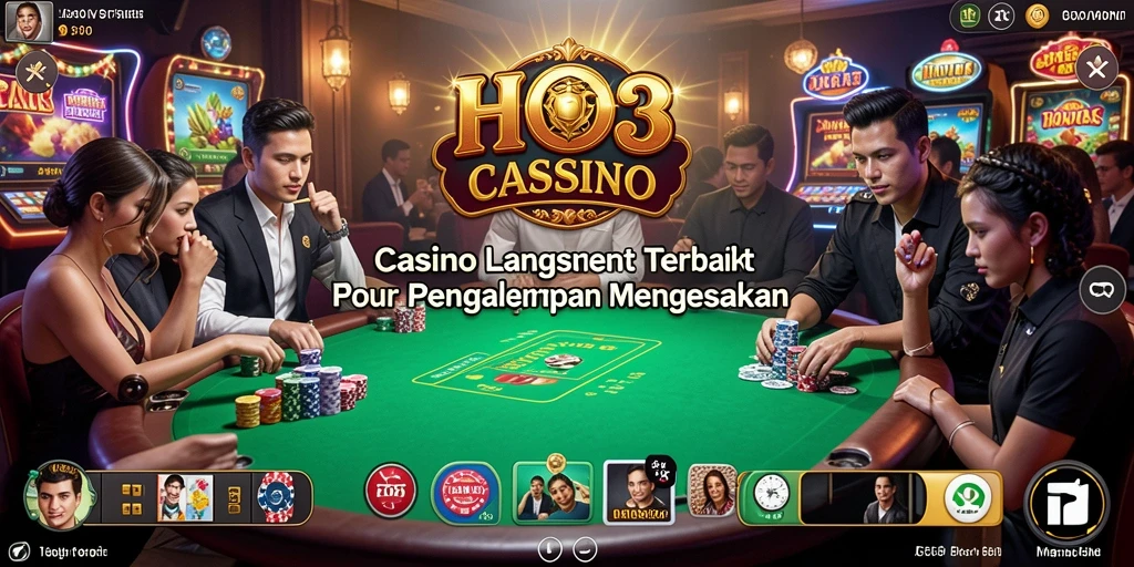 Tampilan gameplay Live Casino yang mendebarkan di HO3.