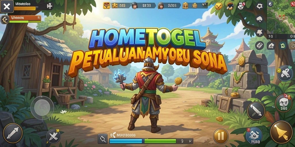 Tampilan mendebarkan dari gameplay Open World HOMETOGEL.