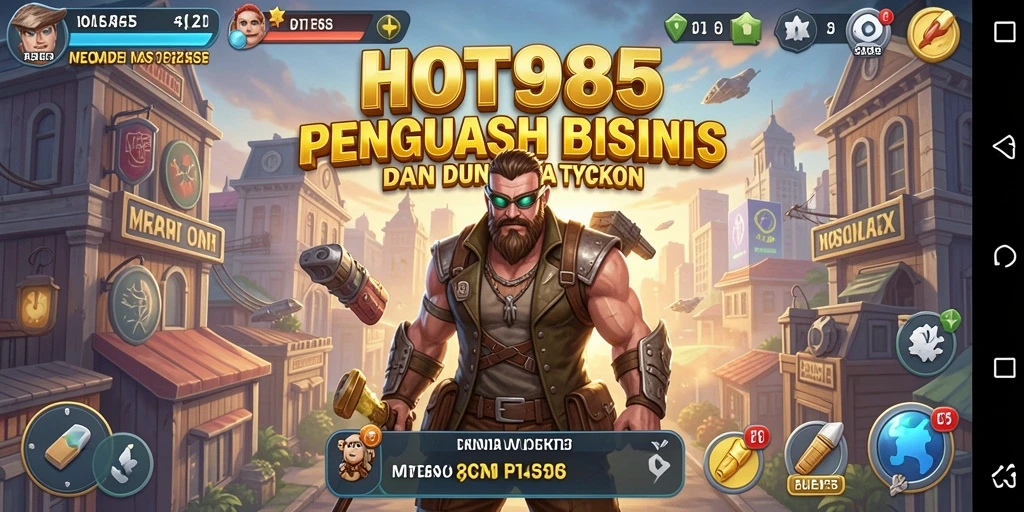Screenshot tampilan gameplay HOT985 yang memperlihatkan strategi bisnis Anda.
