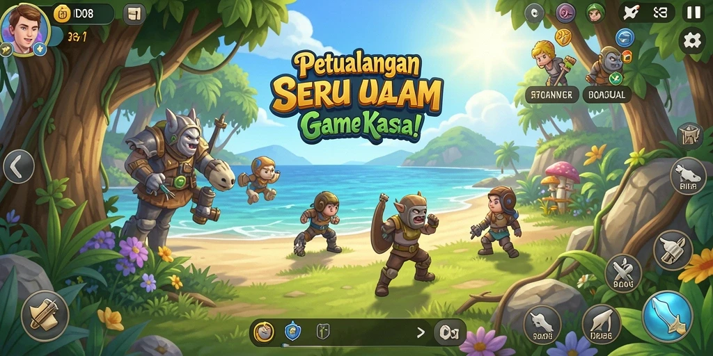 Tampilan menarik dari gameplay seru ID098.