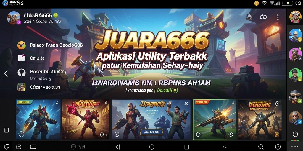Tampilan antarmuka JUARA666 yang user-friendly dan fungsional.
