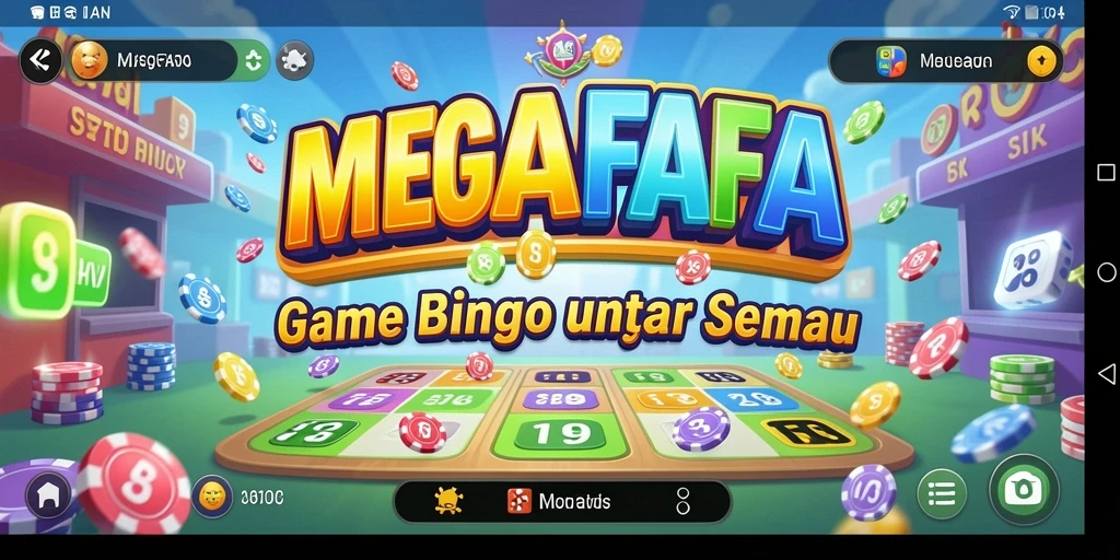 Gambaran gameplay seru dalam MEGAFAFA Bingo.