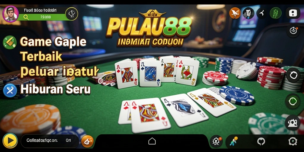 Tampilan gameplay seru PULAU88 dengan pemain yang bersaing.