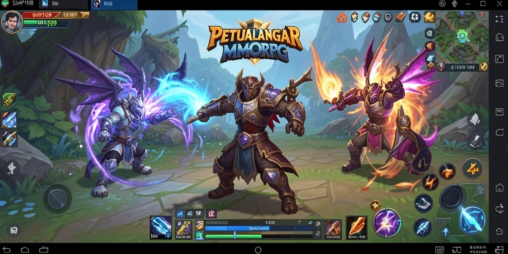 SIAP108 menampilkan aksi seru di dalam dunia MMORPG yang memikat.