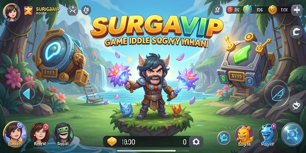 Tampilan gameplay SURGAVIP yang menarik dan interaktif.